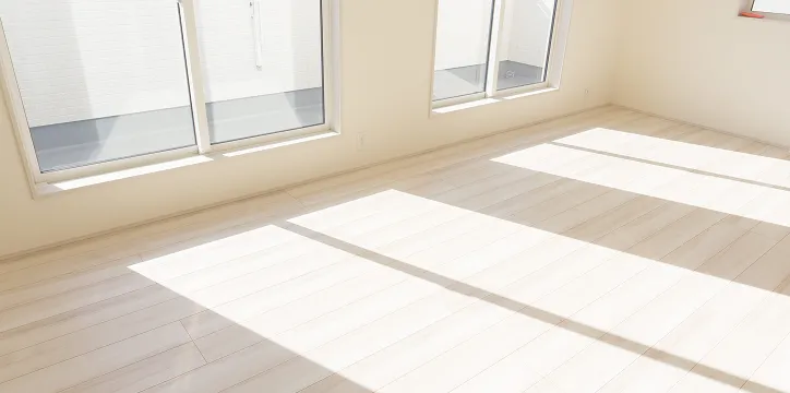 リビングを心地よく温める「床暖房」完備